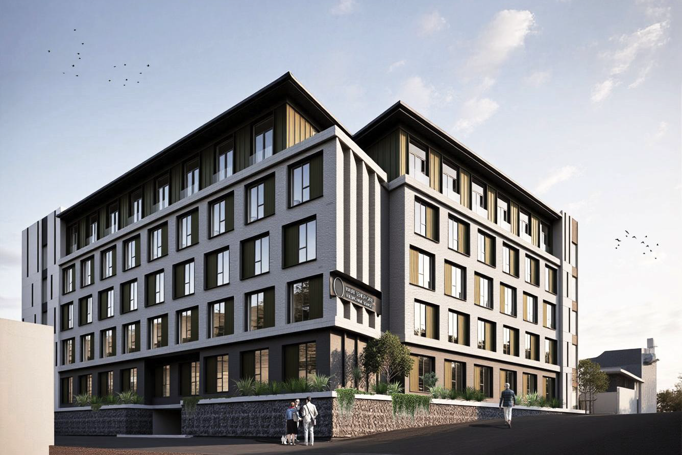 Photo: Panmure site / render